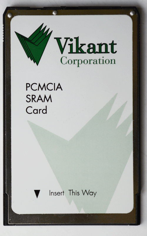 PCMCIA SRAM Card